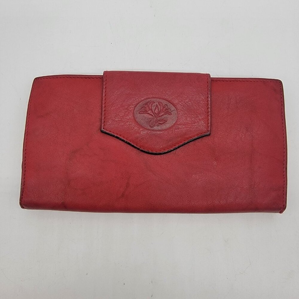 Buxton Wallet Vintage Women's‎ Top Grain Cowhide Leather Very Good Condition